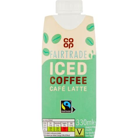 Co Op Fairtrade Iced Coffee Cafe Latte 330ml Compare Prices Where