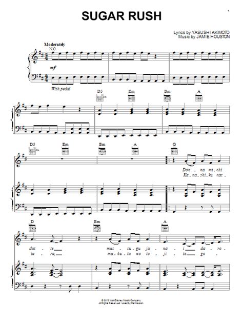 Some of the music literally looks fuzzy, as if it was photocopied (e.g. Sugar Rush | Sheet Music Direct