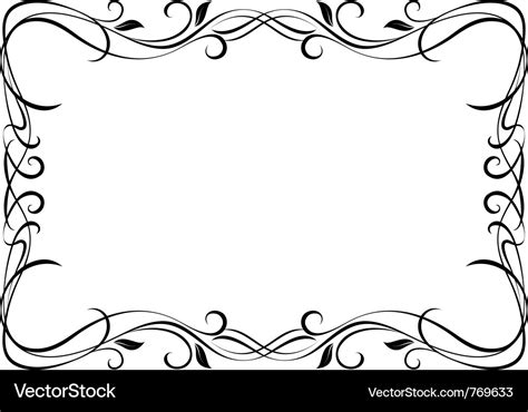 Decorative Picture Frame Vector Decoration For Home