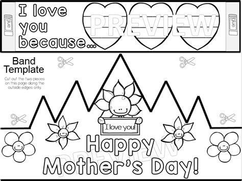 mother s day writing and crowns fun writing prompts cool writing mothers day