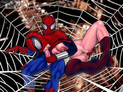 Spider Girl Kisses Black Cat May Parker Spider Girl Images Luscious
