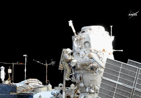 Russian Spacewalkers Collect Overtime In Busy Eva For Satellite Release