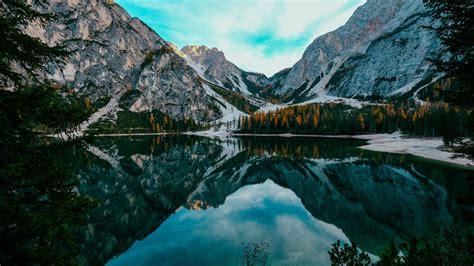 Download 2560x1440 Wallpaper Lake Nature Mountains