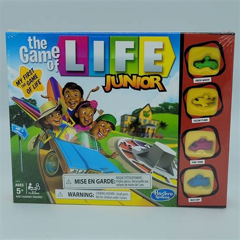 Game Of Life Junior Jr Board Game By Hasbro 2 To 4 Players Ages 5 Up
