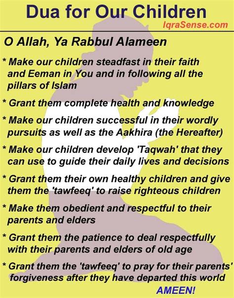A Dua And Prayers For Our Muslim Children Quran