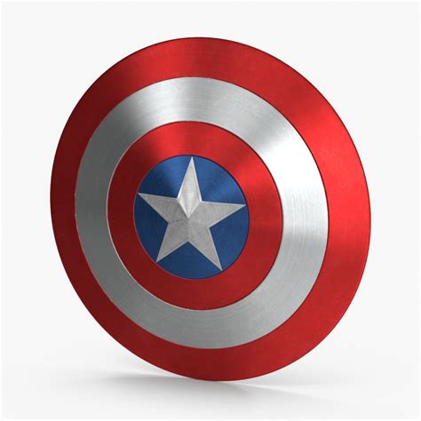 Captain America Shield Free 3d Model Obj C4d Free3d