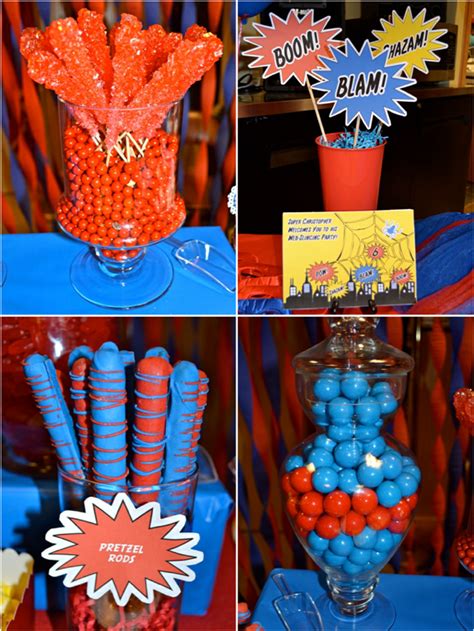 I was not feelin' it!! Amazing Spiderman Inspired Birthday Party Ideas - Party ...