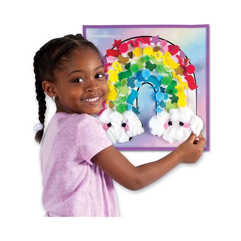 Creativity For Kids Sticky Wall Art Rainbow Mastermind Toys