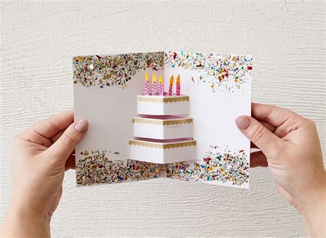 3d Handmade Pop Up Card Happy Birthday Card Floral Card Etsy Diy