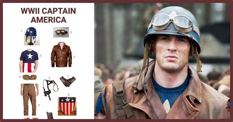 Dress Like Wwii Captain America Costume Halloween And Cosplay Guides