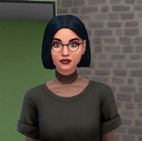 Sims 4 Cassandra Goth Hair