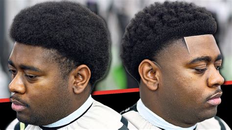 Haircut Tutorial Afro Shape Up High Taper Curl Sponge Youtube