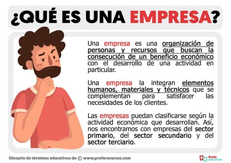 ¿qué Es Una Empresa