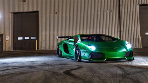 Green Lamborghini Aventador Lp700 4 Wallpaper Backiee