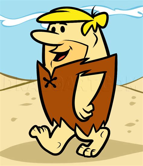 How To Draw Barney Rubble The Flintstones Drawing Easy Drawing Step