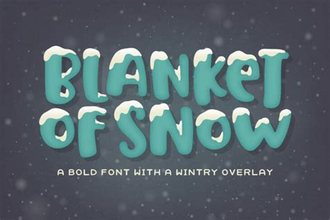 15 Magical Snow Fonts To Help You Create The Perfect Winter Wonderland