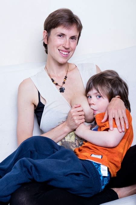 Unbelievable Meet The Mum Who Breastfeeds Her 5 Year Old Son And Squirts Milk In His Eyes To
