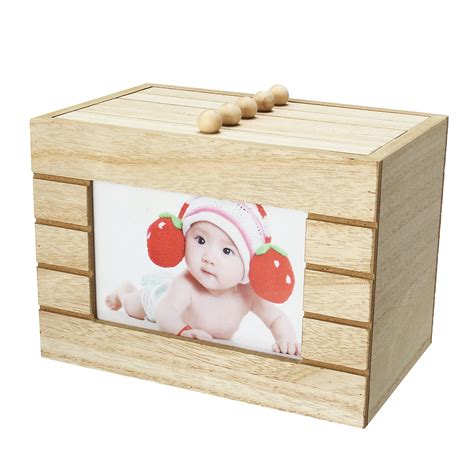 Retro Wood Photo Album Box Wooden Case Wedding T Diy 6 Inch 100pcs Storage Sale