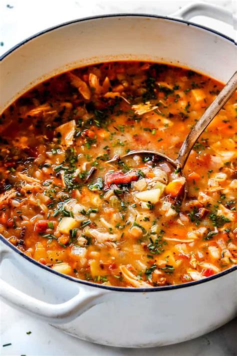 This navy bean soup is made with smoked ham shanks, vegetables and spices. Navy Bean Soup - Carlsbad Cravings