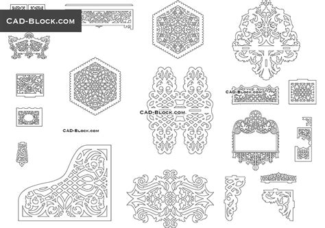 Use our material in your projects, in the. Art deco CAD blocks free download