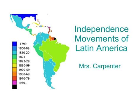 All Independence Movements Of Latin America Latin America Independence