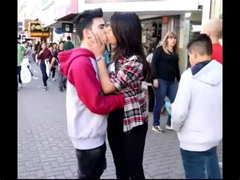 Real Kissing Game In Public Youtube