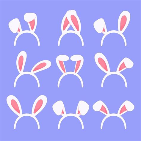 Cute Bunny Ears Headband In Various Shapes Easter Bunny Costume