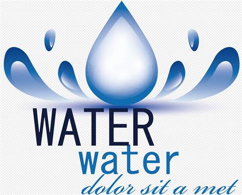 Design Elements Of Hand Drawn Water Drop Logo Png Imagepicture Free