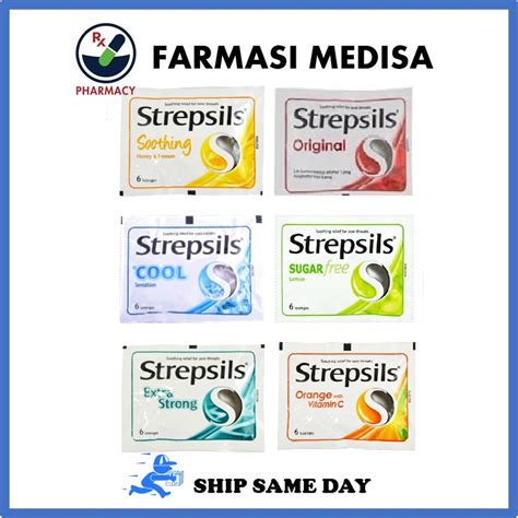 (SHIP SAME DAY) Strepsils Soothing Sore Throat Lozenges ubat sakit