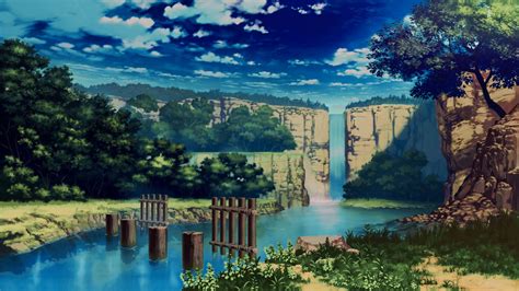 Nature Anime Background Nature Wallpaper