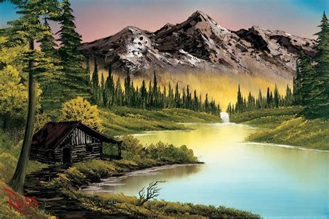 Years From Now Will Bob Ross Tacky Paintings Be Considered Fine Art
