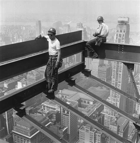 Pan American Building 1962 Nyc Construction Ironworkers Photo