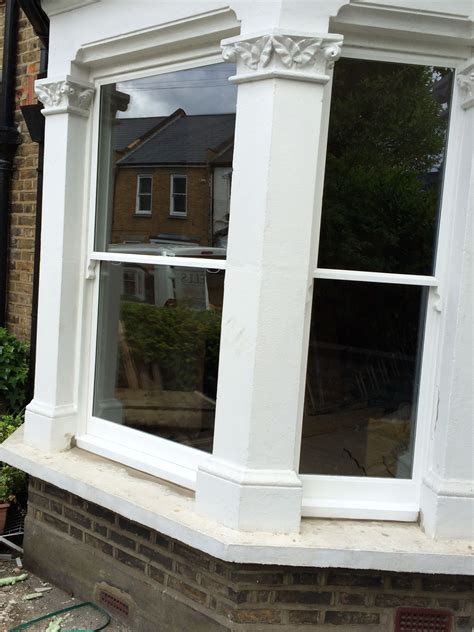 Angled Bay Double Glazed Box Sash Window