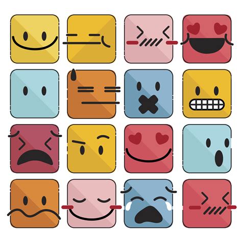 Set Of Emoji Feeling Expression Download Free Vectors Clipart