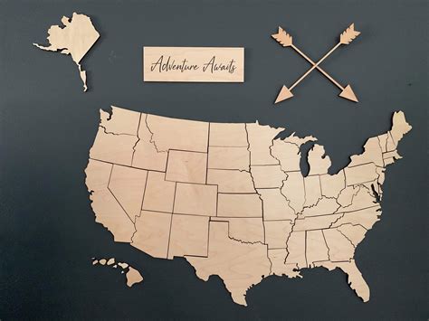 This Beautifully Crafted Map Of The United States Of America Is The