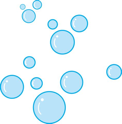 Blue Cartoon Bubble Cartoon Blue Bubbles Png Download Free Transparent Blue Png