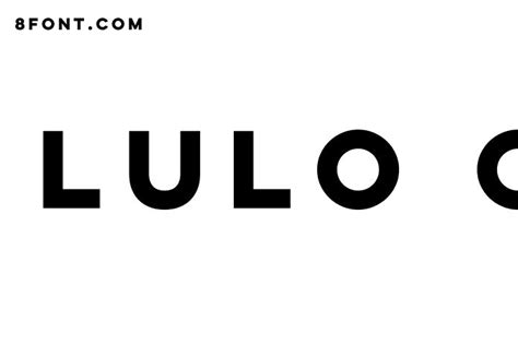 Lulo Clean W01 One Bold Font Graphic Design Fonts