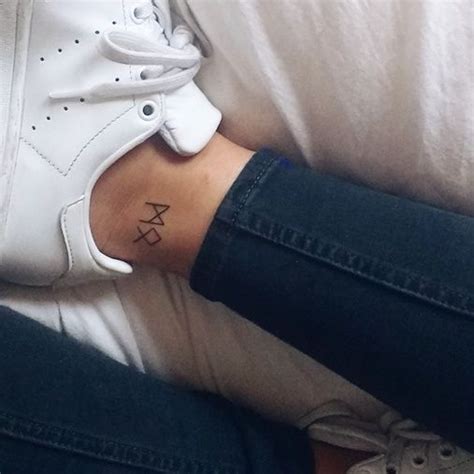 Small Tattoo Of Rune Symbols M And O Meaning M Mannaz The Self