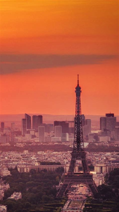 배경 화면 에펠 탑 황혼 도시 일몰 붉은 하늘 파리 프랑스 2560x1600 Hd 그림 이미지