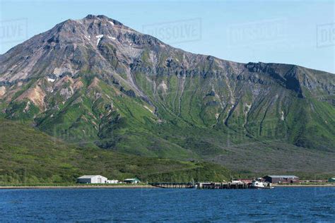 The Town Of False Pass On Unimak Island The First Of The Aleutian