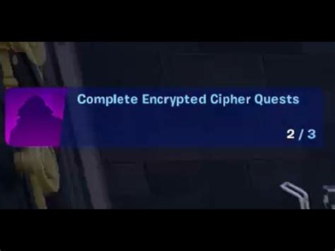 Fortnite Complete Encrypted Cipher Quests Chapter Season Youtube