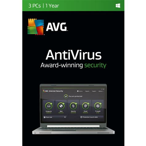 Avg Antivirus Software 3 Users1 Year