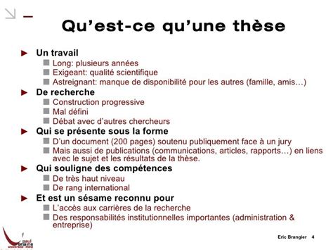 Exemple D Un Projet De Thèse De Doctorat  Le Meilleur Exemple