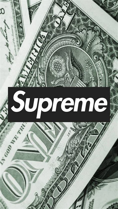Supreme Money Hd Phone Wallpaper Pxfuel