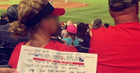 Cheating Wife Reportedly Busted While Sexting At A Baseball Game Huffpost