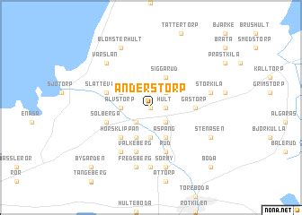 Situé à 80 km au sud de jonkoping, ce circuit emprunte la piste d'atterrissage de l'aérodrome sur lequel il fut construit. Anderstorp (Sweden) map - nona.net