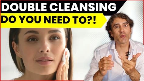 What Is Double Cleansing Your Face Best Face Cleanser Youtube