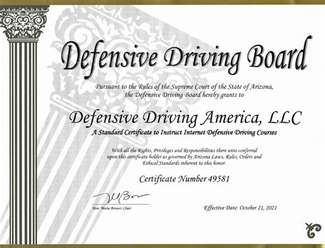 Arizonas Online Defensive Driving School Defensive Driving America