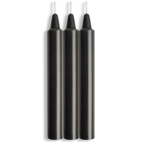 Lacire Black Drip Pillar Candles Kinky Fetish Store
