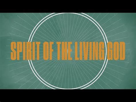 Come holy spirit | city harvest church. Let It Fall (Spirit Of The Living God) Lyrics - Life ...